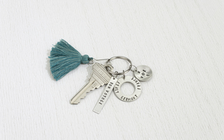 Picture of Explore Jewelry Making: Metal Stamping - Hand-Stamped Word Traveler Key Chain - Free Online